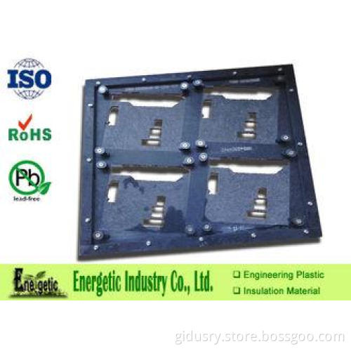 Carbon Fiber Glass Reinforced Wave Solder Pallet , Carbon F